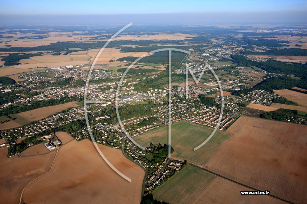 Photo arienne de Saint-Lubin-des-Joncherets