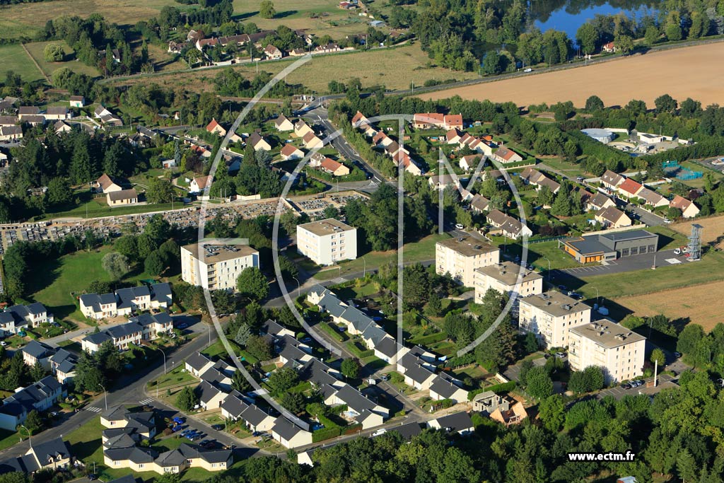 Photo arienne de Saint-Rmy-sur-Avre