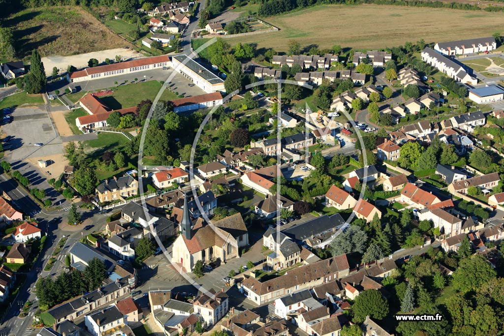 Photo arienne de Saint-Rmy-sur-Avre