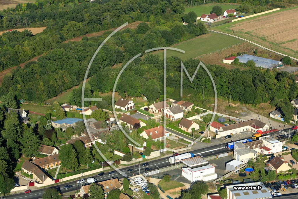 Photo arienne de Saint-Rmy-sur-Avre (Le Plessis Saint-Rmy)