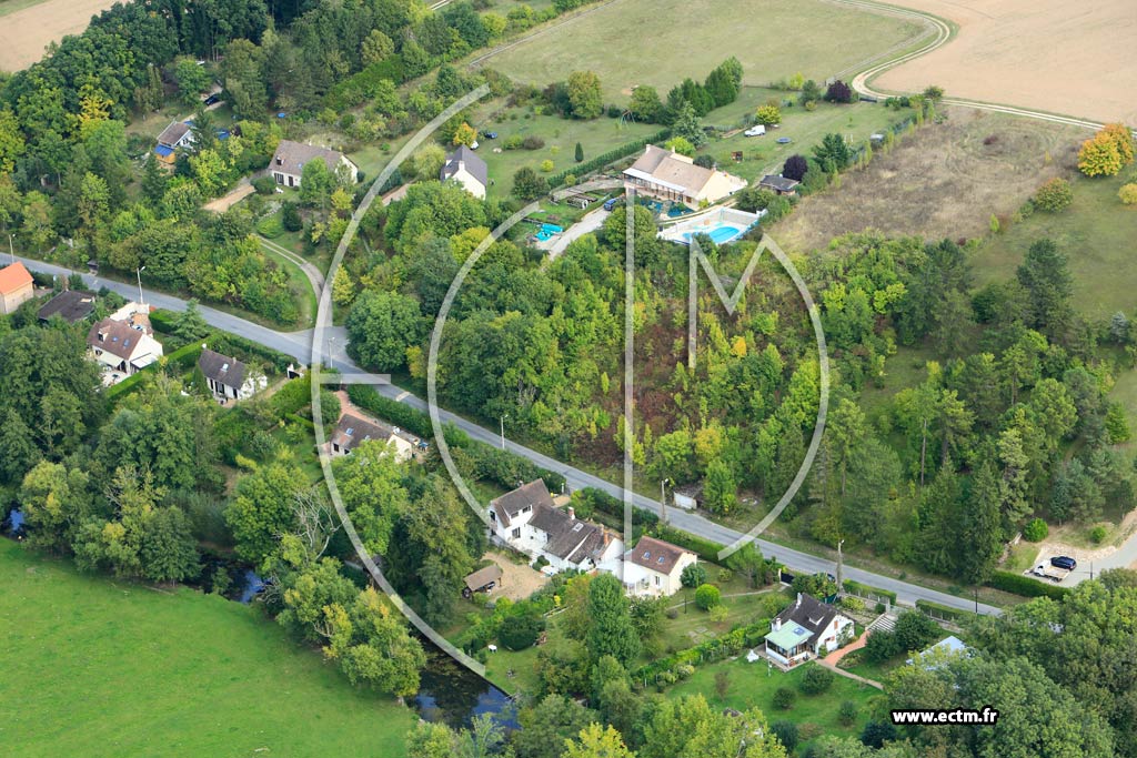 Photo arienne de Sainte-Gemme-Moronval
