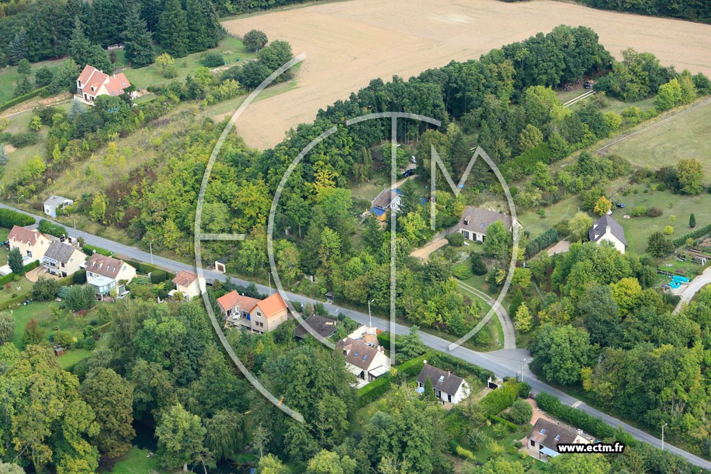 Photo arienne de Sainte-Gemme-Moronval
