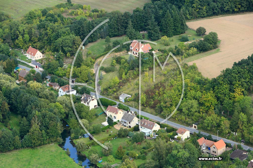 Photo arienne de Sainte-Gemme-Moronval