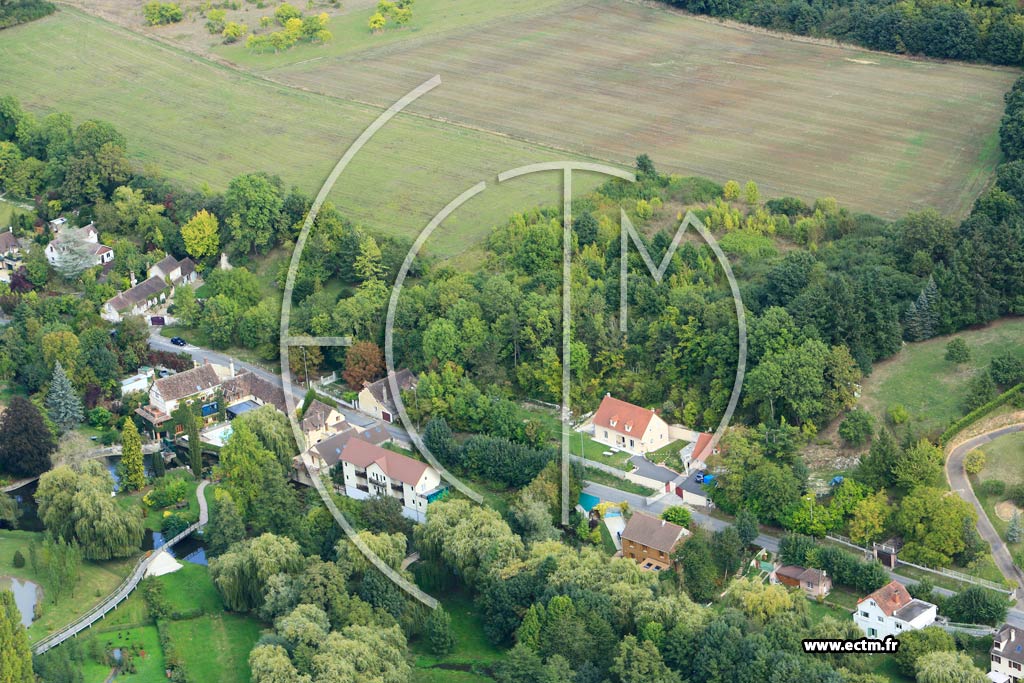 Photo arienne de Sainte-Gemme-Moronval