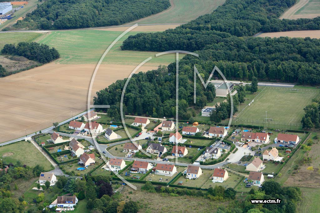 Photo arienne de Sainte-Gemme-Moronval