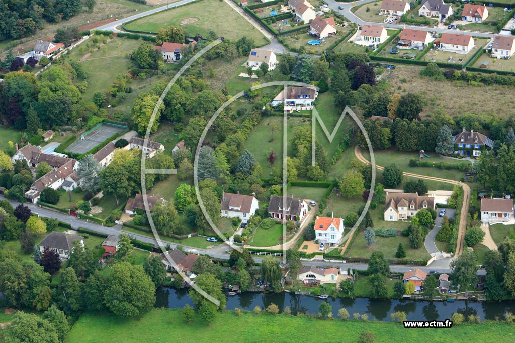 Photo arienne de Sainte-Gemme-Moronval