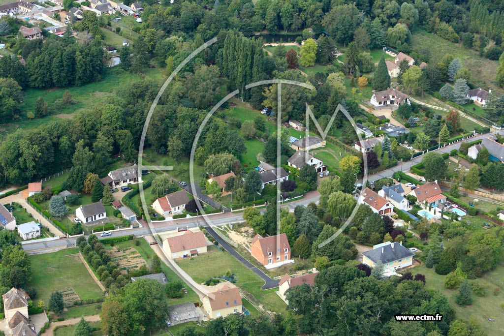Photo arienne de Sainte-Gemme-Moronval