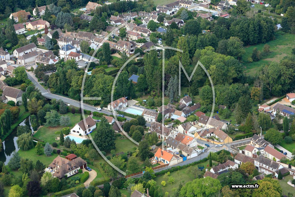 Photo arienne de Sainte-Gemme-Moronval