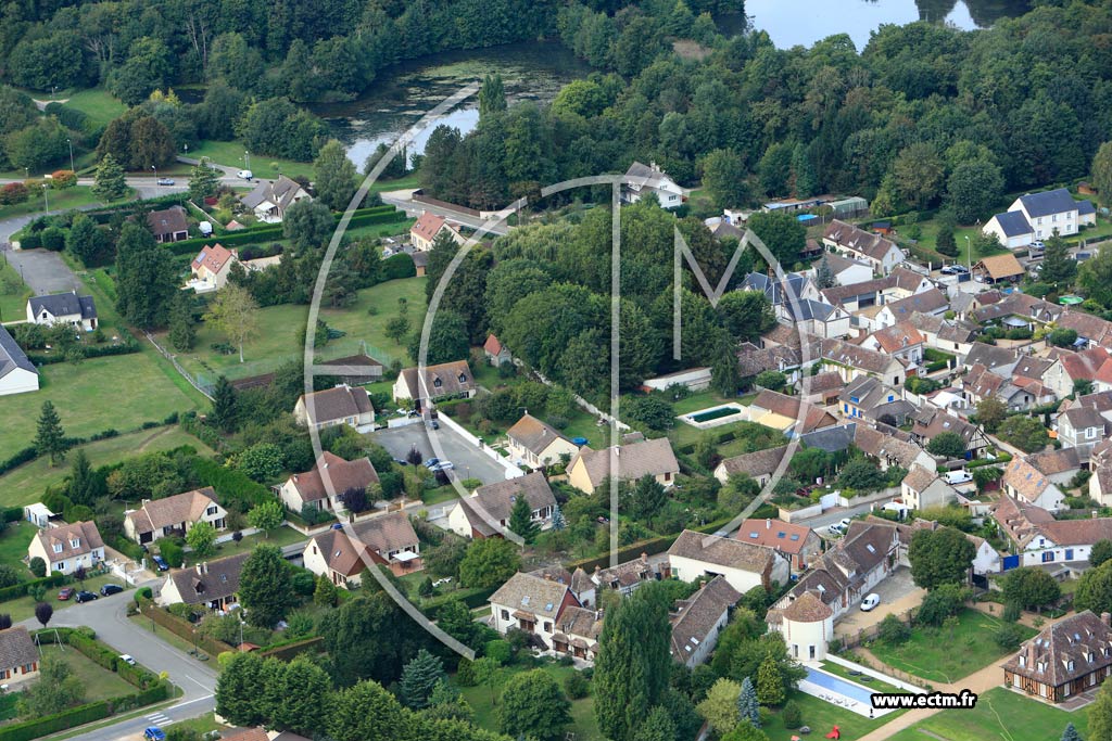 Photo arienne de Sainte-Gemme-Moronval