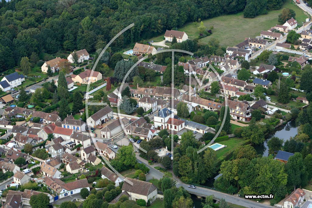 Photo arienne de Sainte-Gemme-Moronval