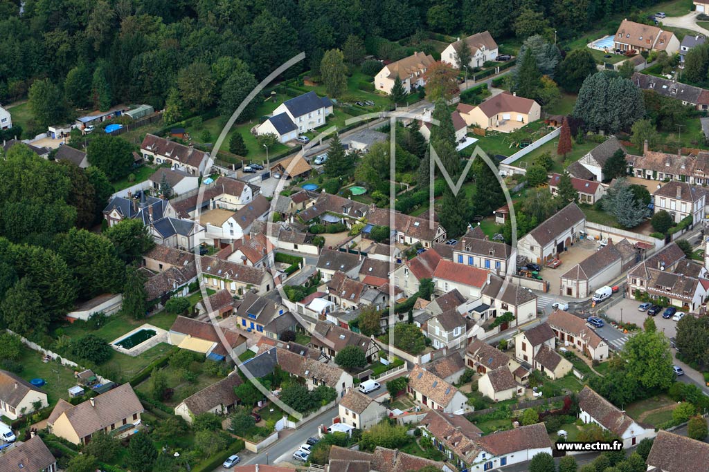 Photo arienne de Sainte-Gemme-Moronval
