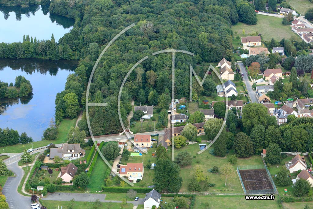 Photo arienne de Sainte-Gemme-Moronval