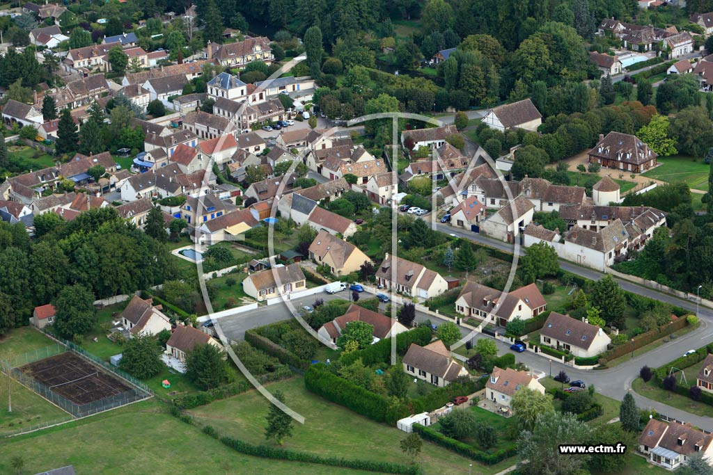 Photo arienne de Sainte-Gemme-Moronval