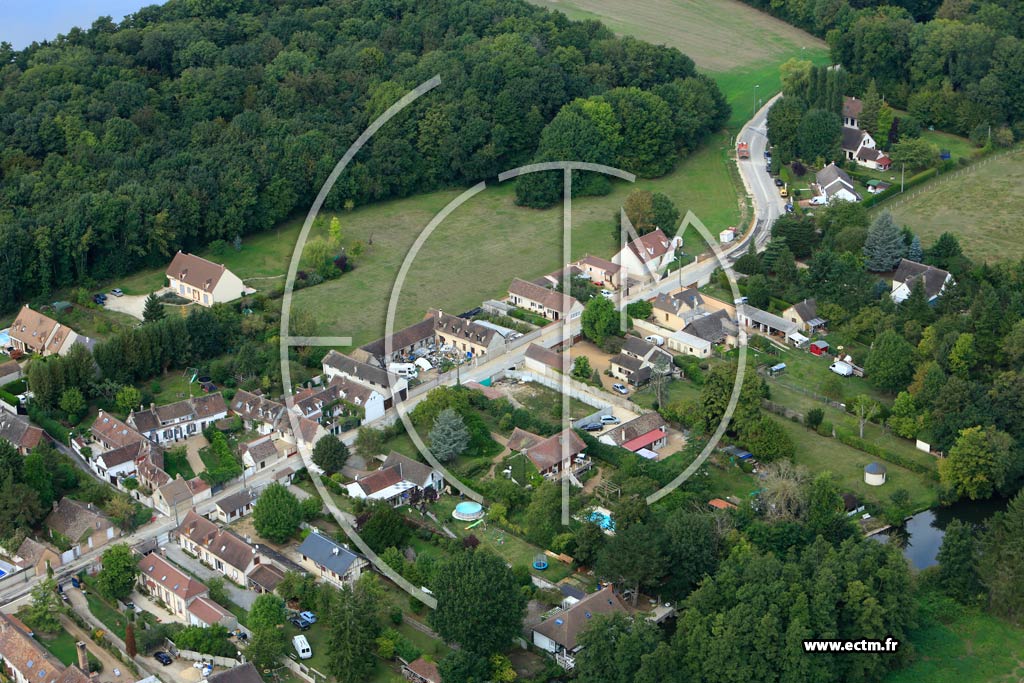 Photo arienne de Sainte-Gemme-Moronval