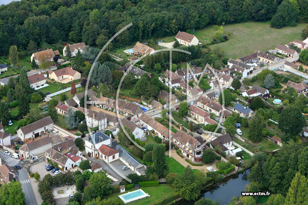 Photo arienne de Sainte-Gemme-Moronval