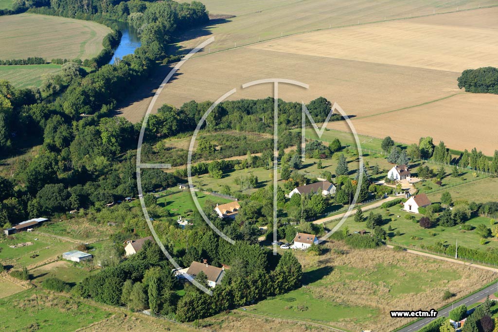 Photo arienne de Saussay (La Cablerie)