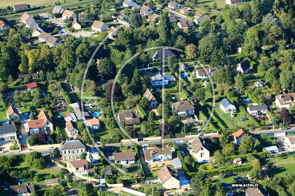 Photo arienne de Sorel-Moussel (Saint Roch)