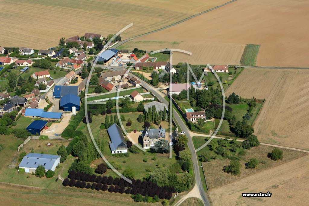 Photo arienne de Tremblay-les-Villages (Moreaulieu)