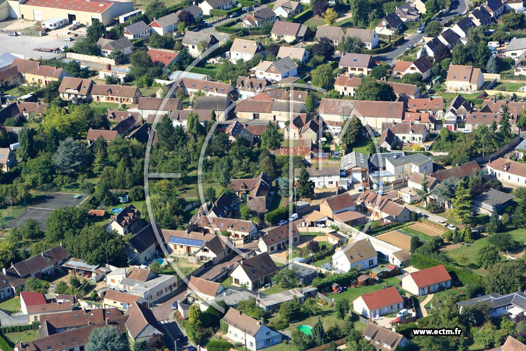 Photo arienne de Vernouillet (Croix Giboreau)