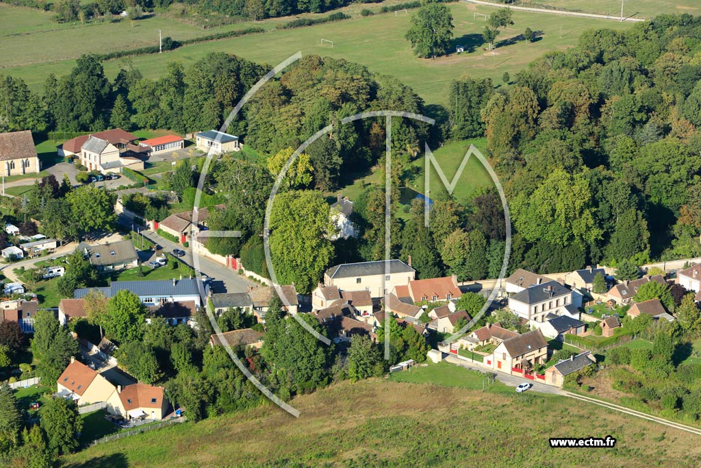 Photo arienne de Vert-en-Drouais