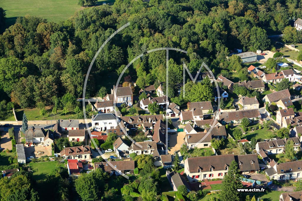 Photo arienne de Vert-en-Drouais
