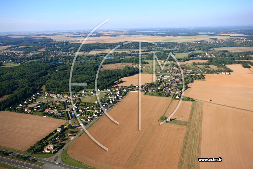 Photo arienne de Vert-en-Drouais (Le Plessis sur Vert)