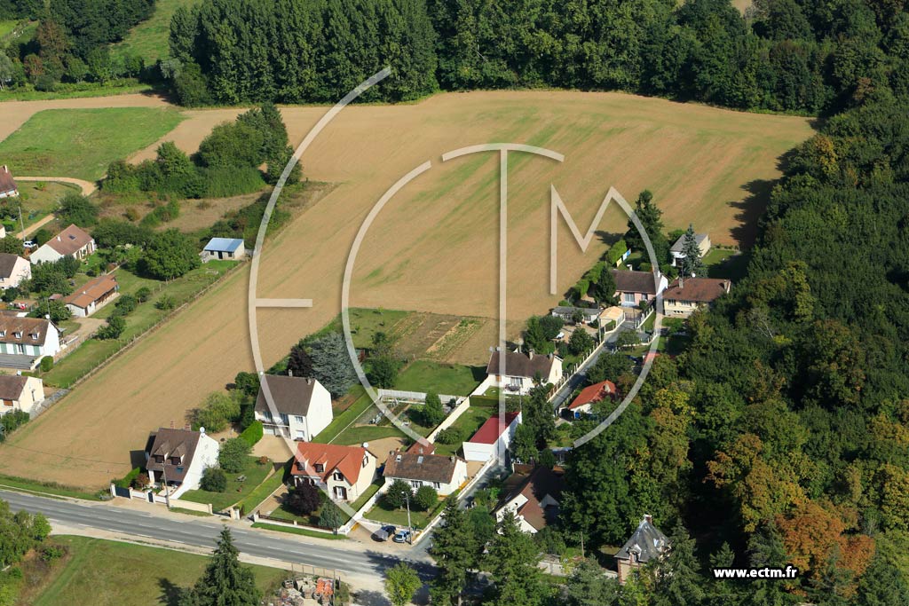 Photo arienne de Villemeux-sur-Eure