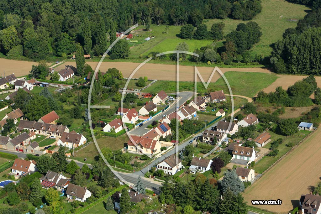 Photo arienne de Villemeux-sur-Eure