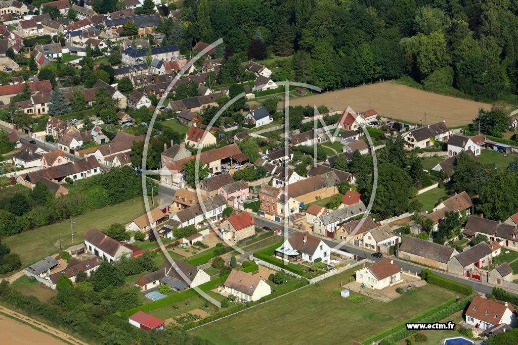 Photo arienne de Villemeux-sur-Eure