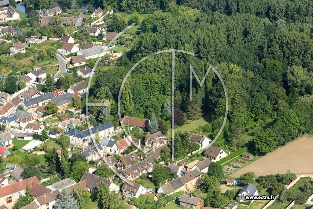 Photo arienne de Villemeux-sur-Eure