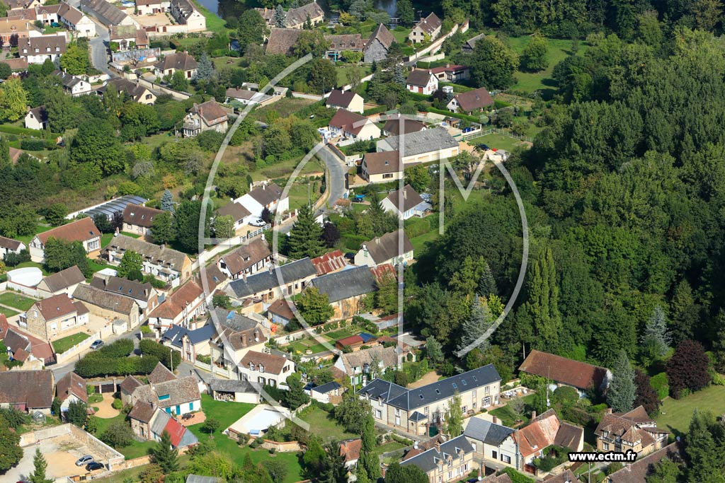 Photo arienne de Villemeux-sur-Eure
