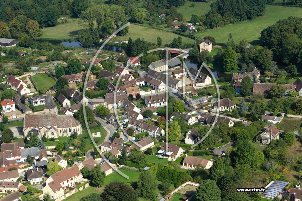 Photo arienne de Villemeux-sur-Eure