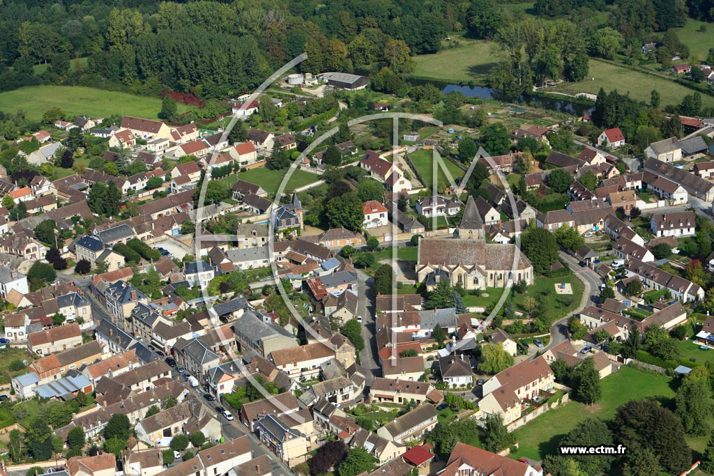 Photo arienne de Villemeux-sur-Eure