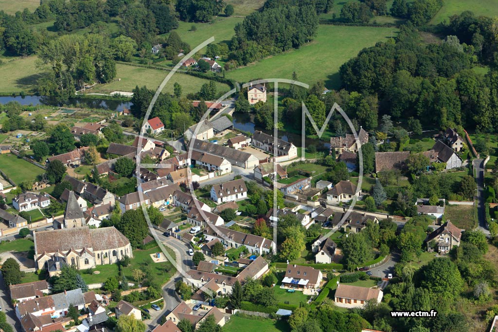Photo arienne de Villemeux-sur-Eure
