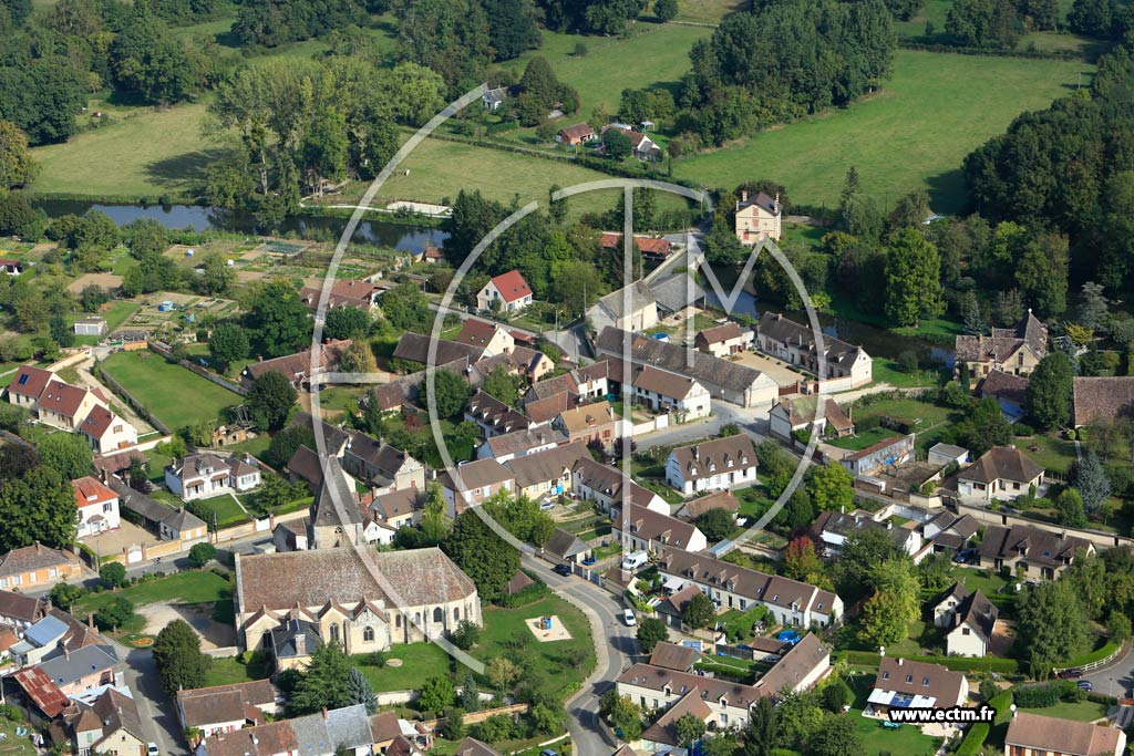 Photo arienne de Villemeux-sur-Eure