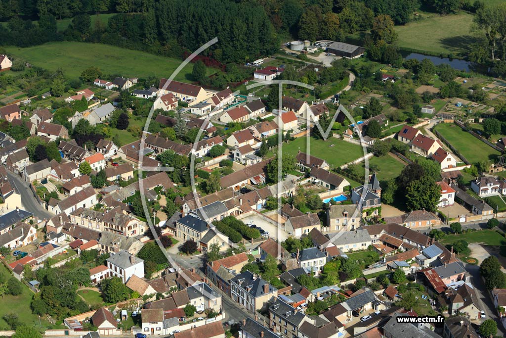 Photo arienne de Villemeux-sur-Eure