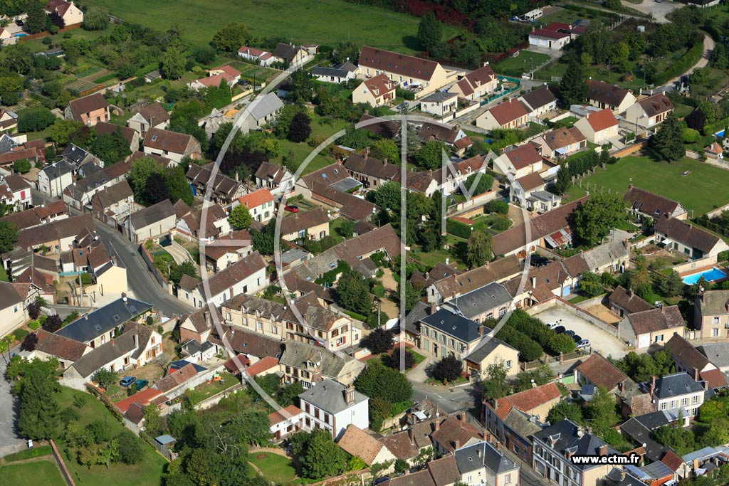 Photo arienne de Villemeux-sur-Eure