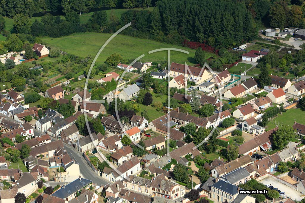 Photo arienne de Villemeux-sur-Eure