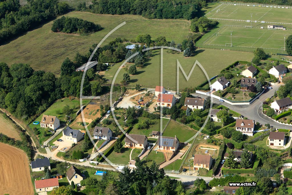 Photo arienne de Villemeux-sur-Eure