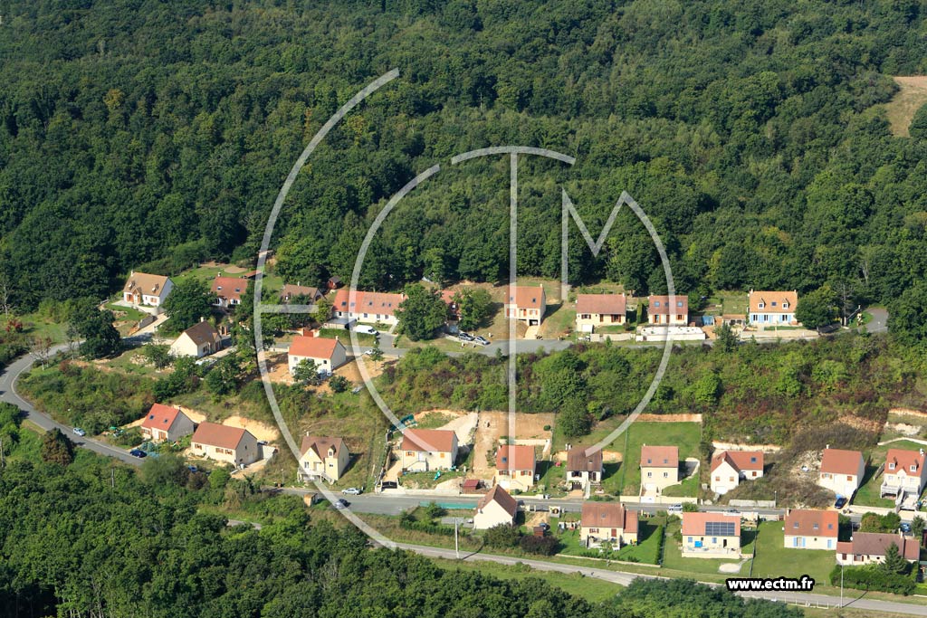 Photo arienne de Villemeux-sur-Eure