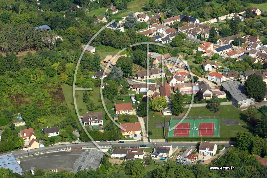 Photo arienne de Villemeux-sur-Eure