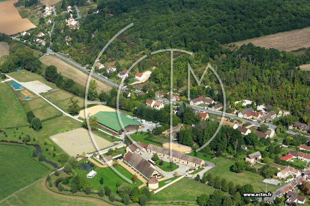 Photo arienne de Villemeux-sur-Eure (Mauzaize)