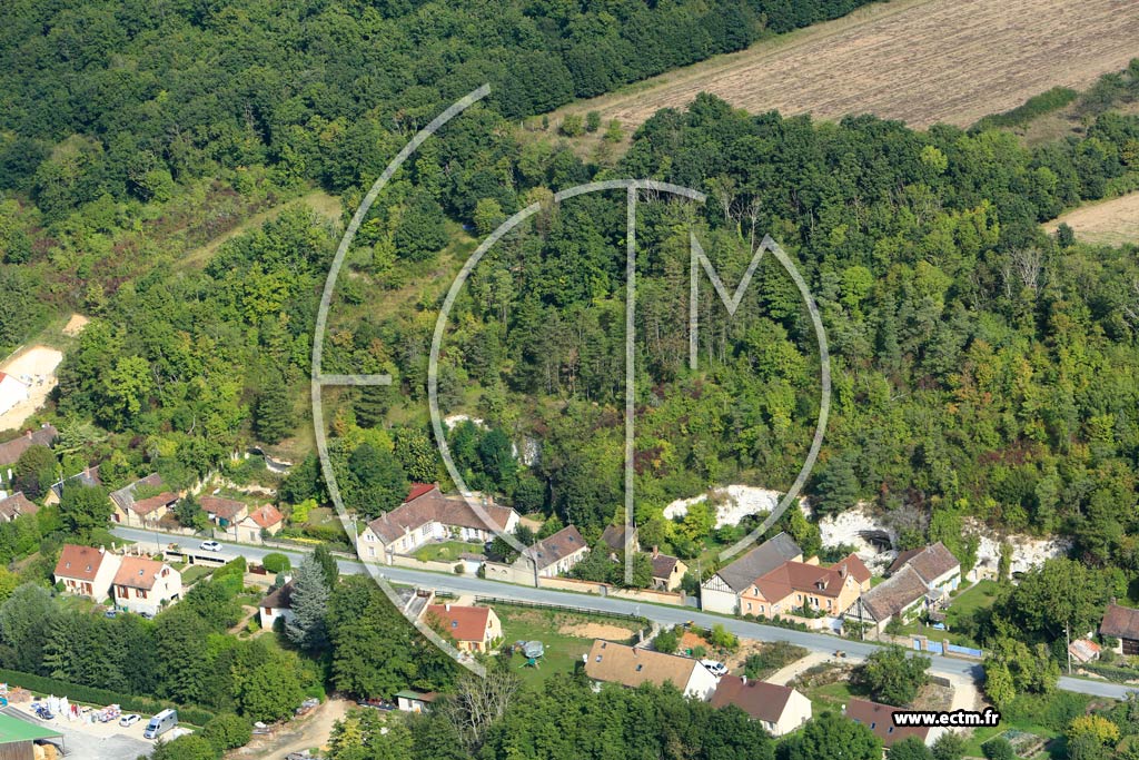 Photo arienne de Villemeux-sur-Eure (Mauzaize)