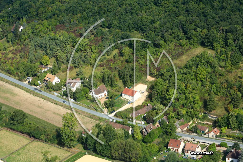 Photo arienne de Villemeux-sur-Eure (Mauzaize)