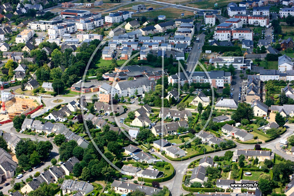 Photo arienne de Betton
