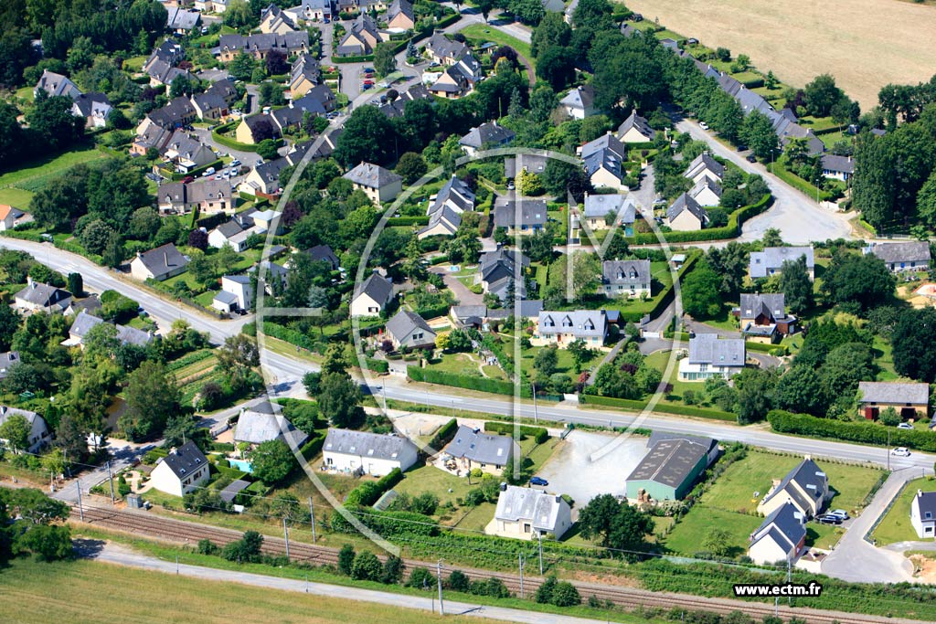 Photo arienne de Betton (La Hamonais)
