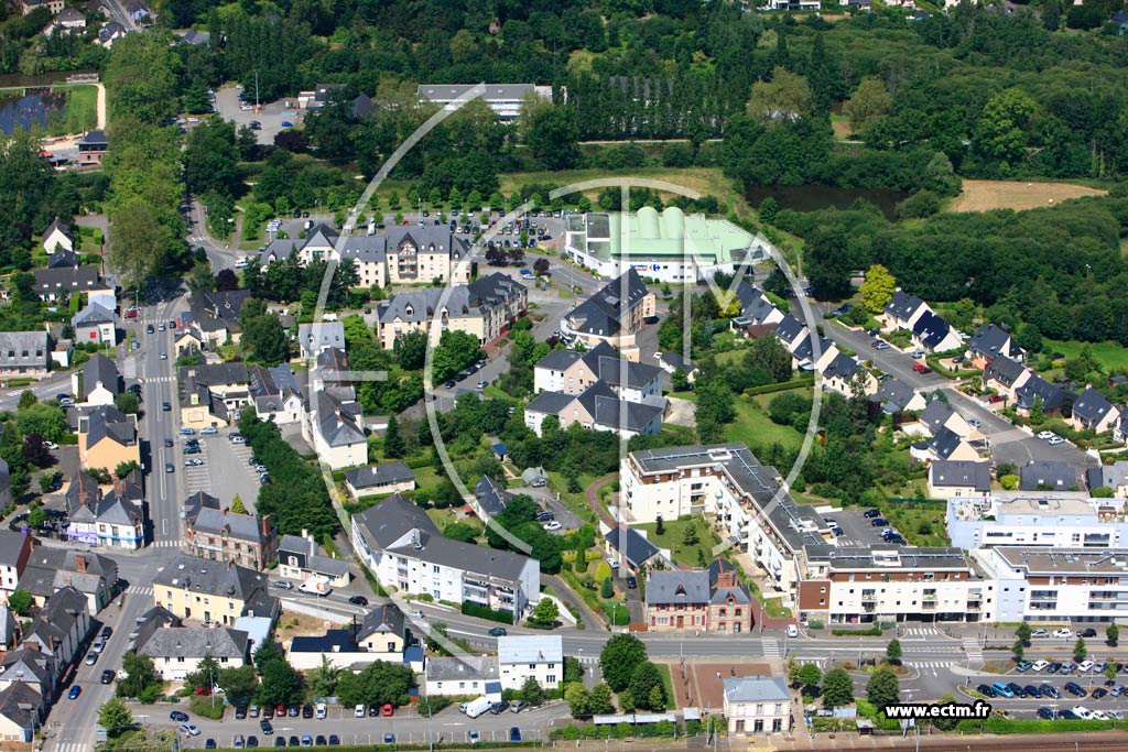 Photo arienne de Betton (La Leve)