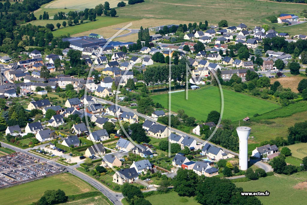 Photo arienne de Boisgervilly