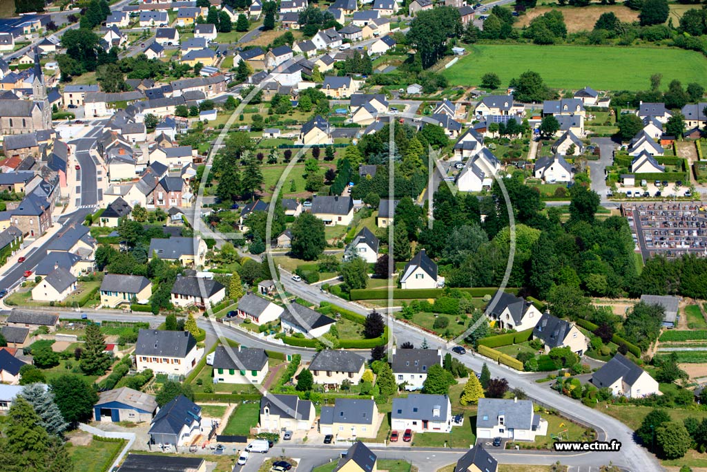 Photo arienne de Boisgervilly
