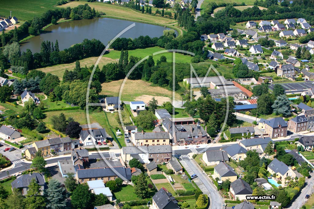 Photo arienne de Boisgervilly